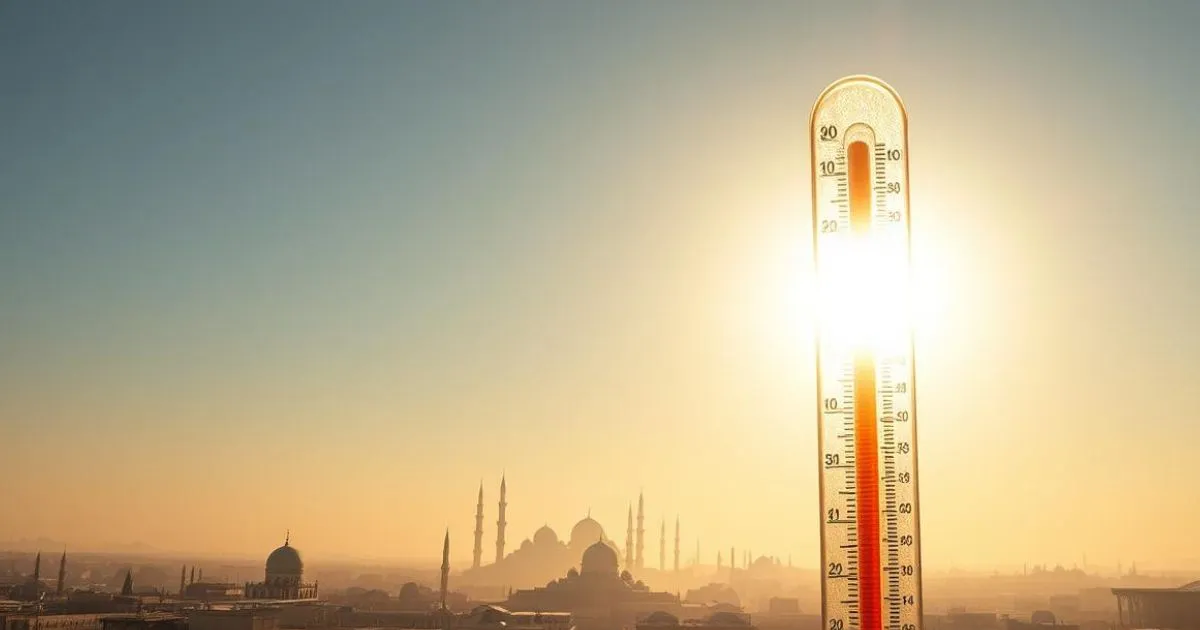 Extreme heat in Medina