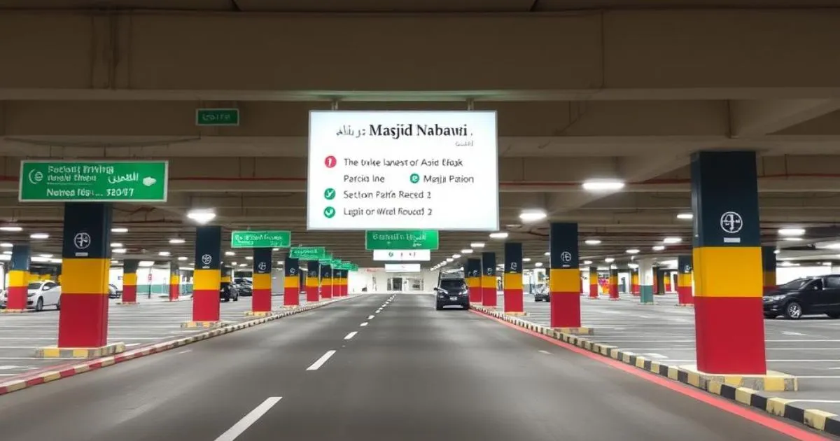 Masjid Nabawi parking system