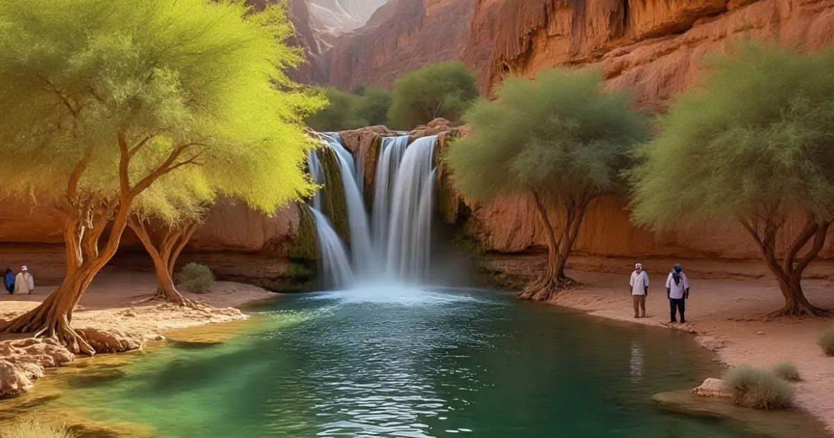 Abu Daba Waterfalls