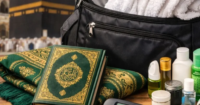 Umrah bag preparation